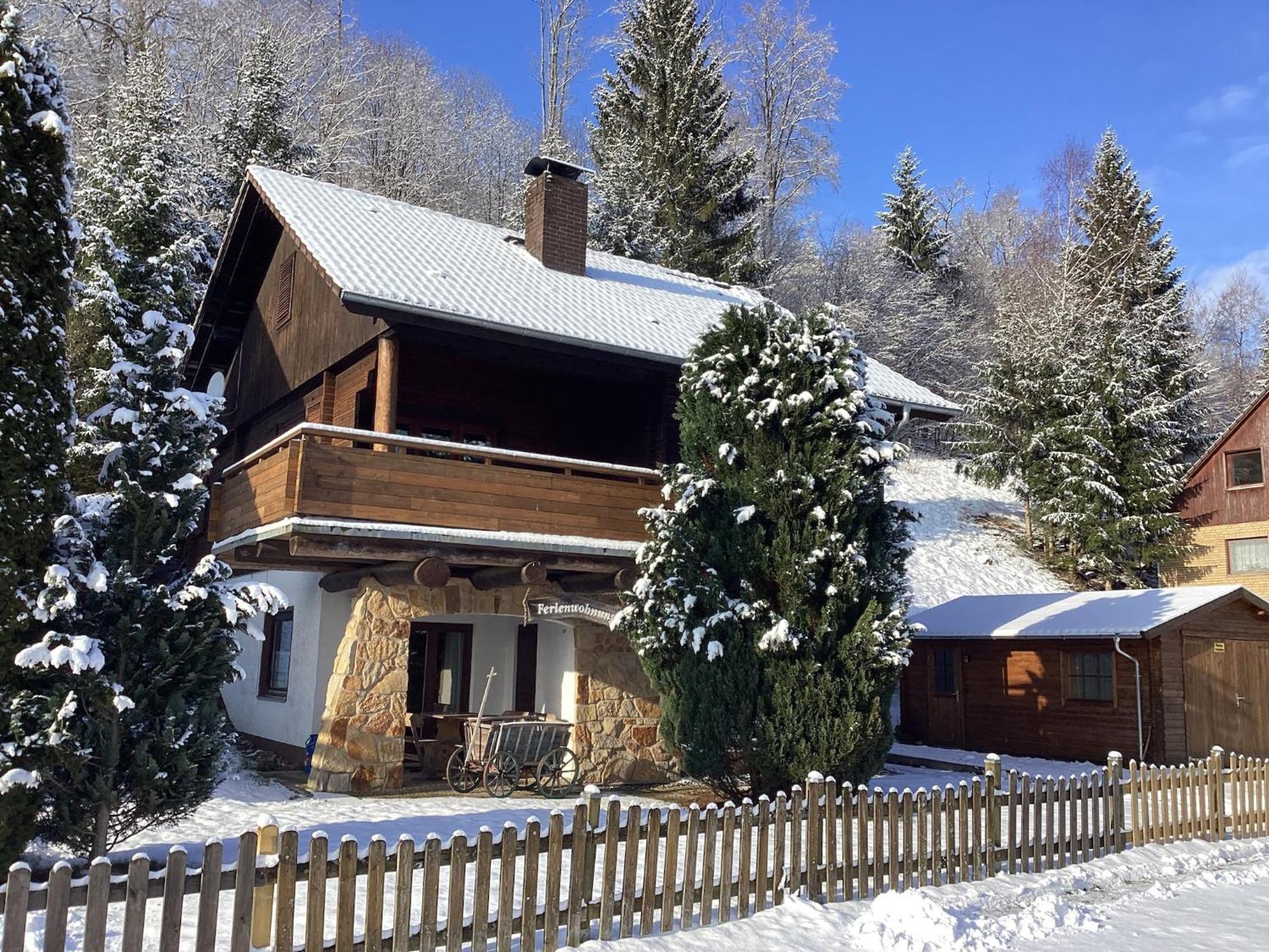 Detached Holiday Residence In The Wonderfully Beautiful Harz Kamschlacken المظهر الخارجي الصورة